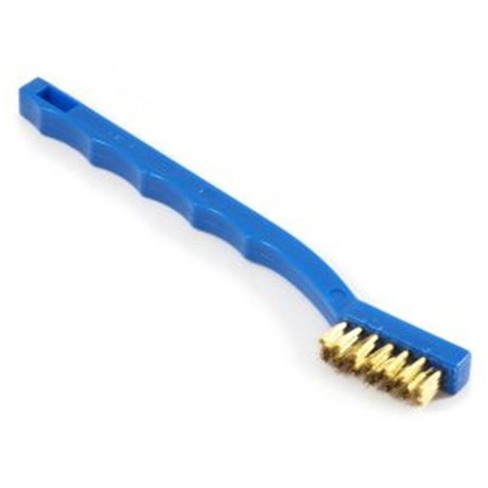 TOTALTOOLS Industries Inc 70489 Wire Brush&#44; Brass With Plastic Handle&#44; 7.25 x 0.006 in. TO437987